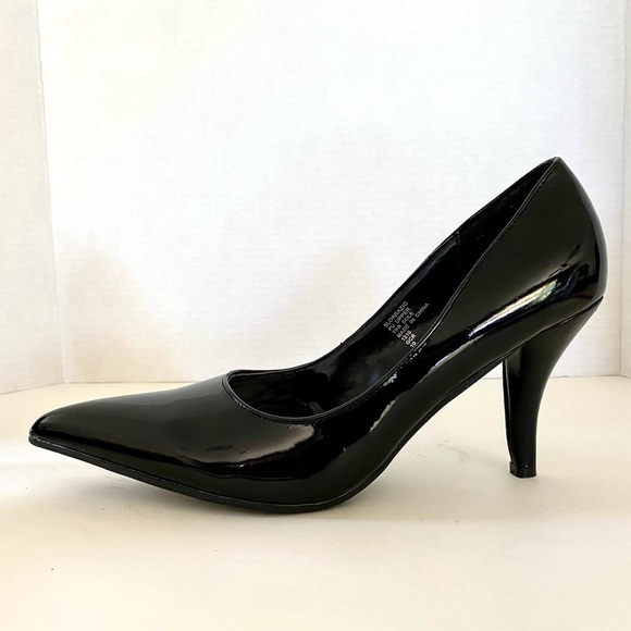 NWOT — Sam & Libby SLORRAZIO Black Retro Pumps Size 10 — Y2K - Picture 6 of 14